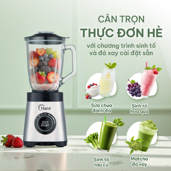 Ảnh của MÁY XAY SINH TỐ HARE HR-BL6386